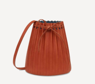 Pleated Bucket Bag